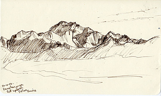 Kangchenjunga from Darjeeling 